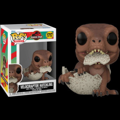 Funko Pop! FUNKO POP Movies: Jurassic Park Hatchling - Velociraptor 9 cm - Disponibile in 2/3 giorni lavorativi