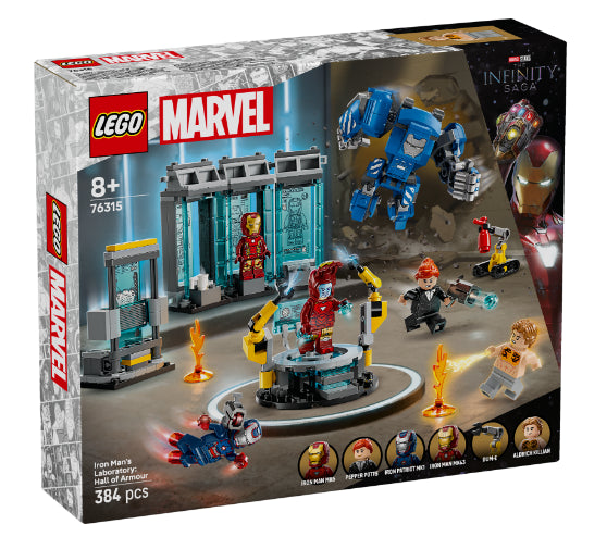 LEGO 76315 Laboratorio di Iron Man: Sala delle Armature - Disponibile in 2/3 giorni lavorativi