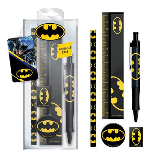 PYRAMID BATMAN (SYMBOL) STANDARD STATIONERY SET - Disponibile in 2/3 giorni lavorativi