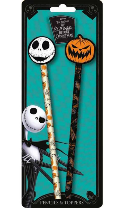 PYRAMID THE NIGHTMARE BEFORE CHRISTMAS (2 HEADS) PENCILS & TOPPERS - Disponibile in 2/3 giorni lavorativi
