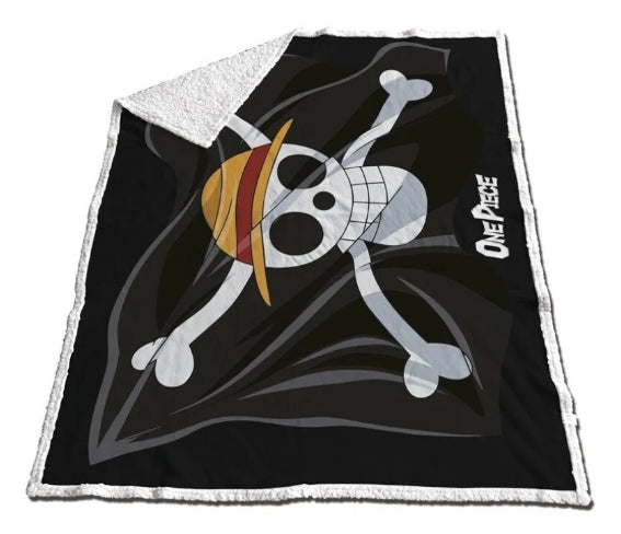 AYMAX - ONE PIECE - Coperta Sherpa 130x170cm - Straw Hat Crew - Disponibile in 2/3 giorni lavorativi