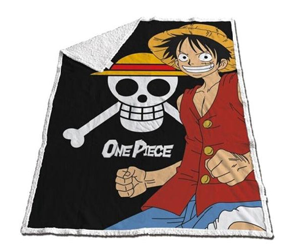 AYMAX - One Piece - Sherpa Monkey D. Luffy 120x150 cm - Disponibile in 2/3 giorni lavorativi