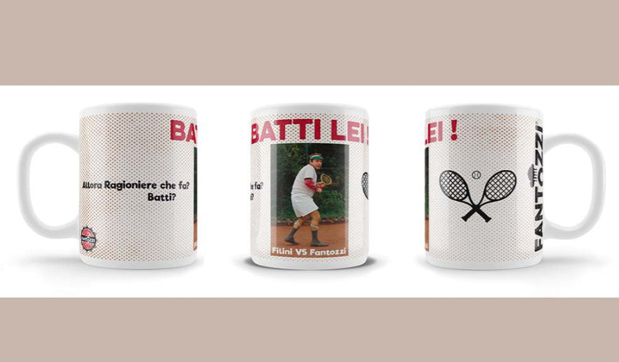 64137 - Fantozzi tazza tennis - Disponibile in 2/3 giorni lavorativi