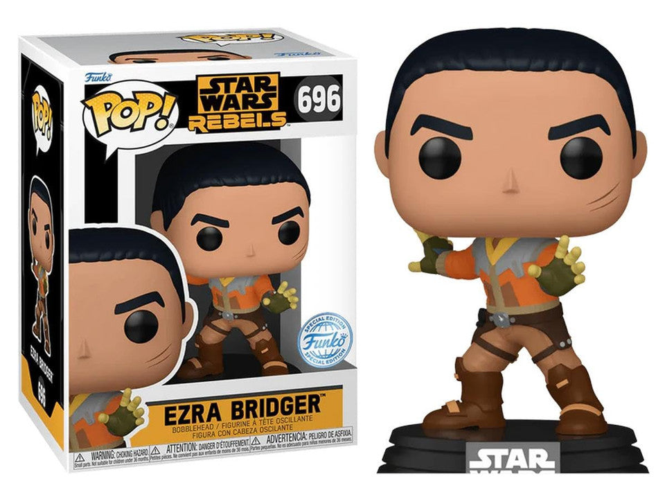 Funko Pop! FUNKO POP Star Wars: Star Wars Rebels - 696 Ezra Bridger (Exclusive) 9 cm - Disponibile in 2/3 giorni lavorativi