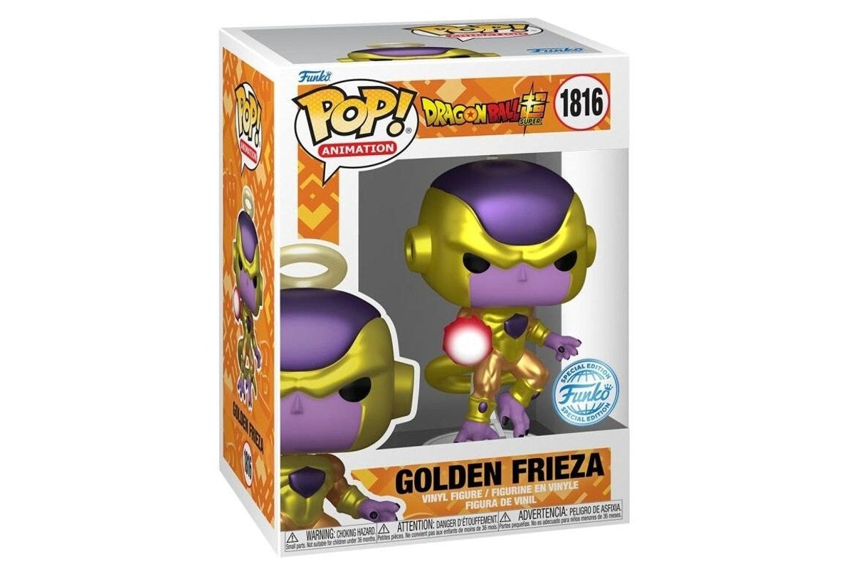 Funko Pop! FUNKO POP Animation: Dragon Ball Super -1816 Golden Frieza (Exclusive) 9 cm - Disponibile in 2/3 giorni lavorativi