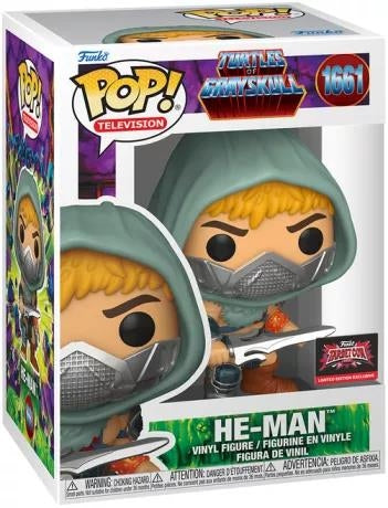 Funko Pop! FUNKO POP Animation: Masters Of The Universe - 1661 He-Man (Exclusive) 9 cm - Disponibile in 2/3 giorni lavorativi