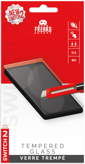 Switch 2 FREAKS AND GEEKS Tempered Glass - Switch 2 - Data di uscita 05/06/2025 Trade Invaders