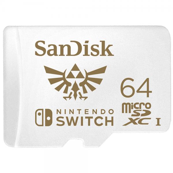Switch Micro SDXC SanDisk 64GB for Nintendo Switch Accessori - Disponibile in 2-3 giorni lavorativi Sandisk