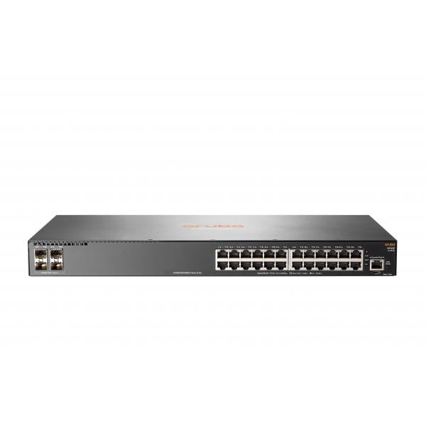 Hewlett Packard Enterprise Aruba 2930F 24G 4SFP+ Gestito L3 Gigabit Ethernet (10/100/1000) 1U Grigio - Disponibile in 6-7 giorni lavorativi