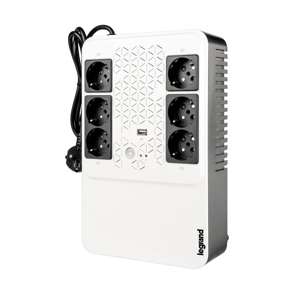 UPS LEGRAND KEOR MULTIPLUG GR800 800VA CON PRESE STANDARD TEDESCO - Disponibile in 3-4 giorni lavorativi