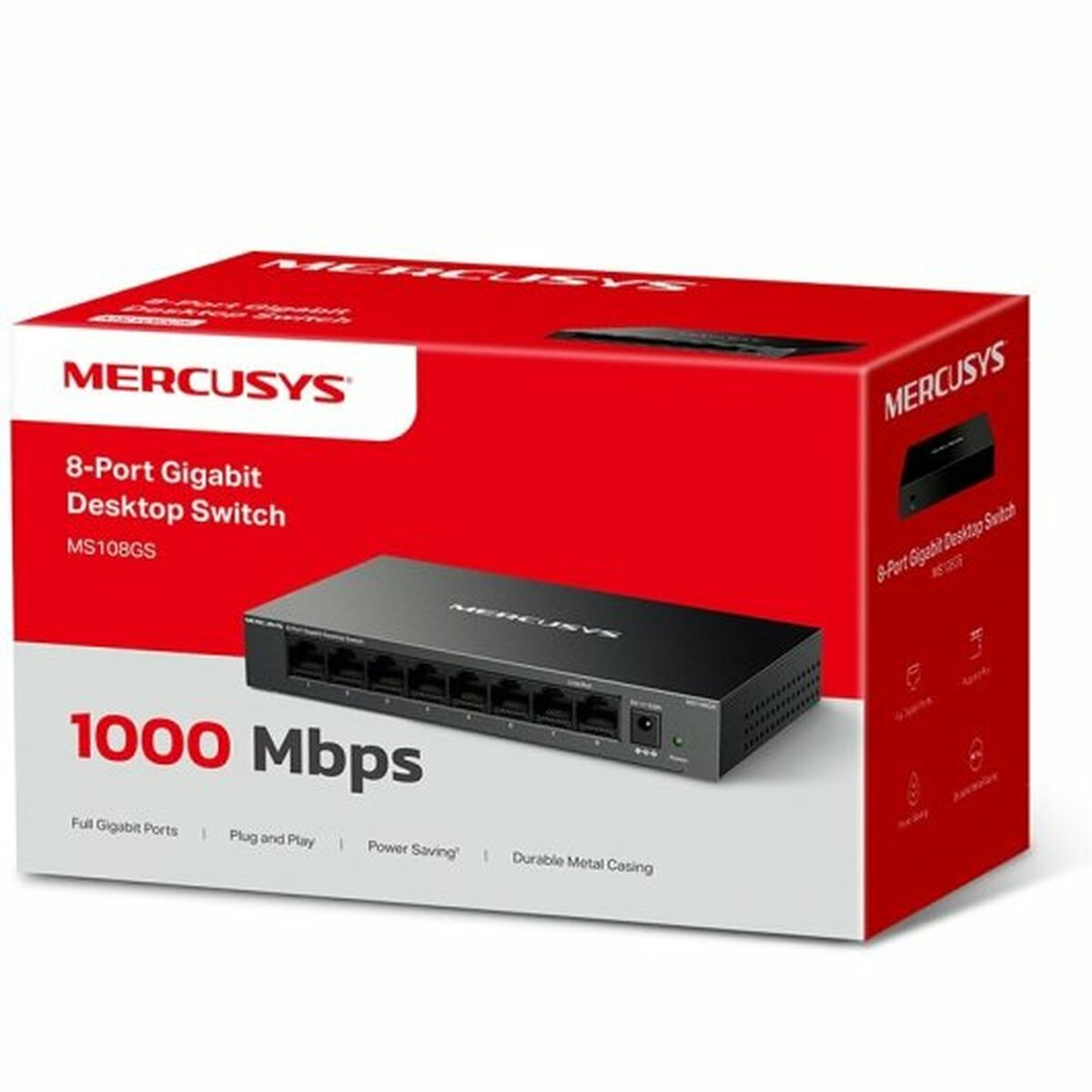 Switch Mercusys MS108GS - Disponibile in 3-4 giorni lavorativi