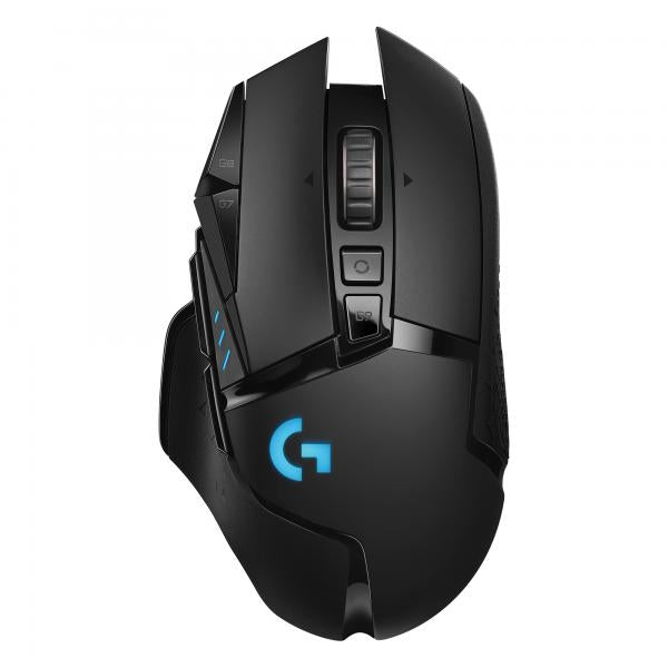 Logitech Gaming Mouse G502 (Hero) - Mouse - ottica - 11 pulsanti - senza fili, cablato - 2.4 GHz - ricevitore wireless USB - Disponibile in 3-4 giorni lavorativi