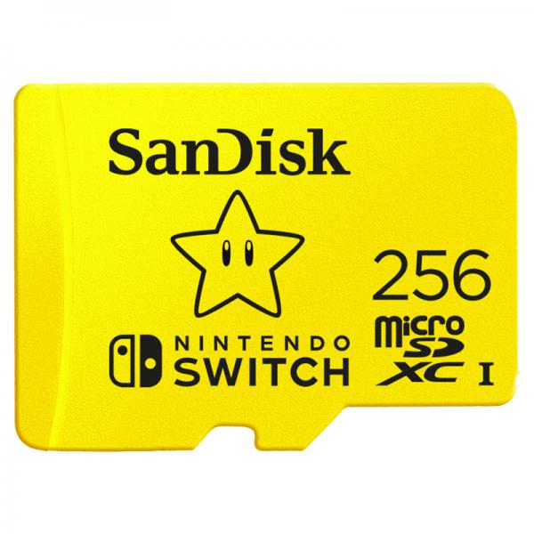 Switch Micro SDXC SanDisk 256GB for Nintendo Switch Accessori - Disponibile in 2-3 giorni lavorativi