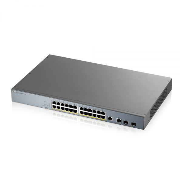 Zyxel GS1350-26HP-EU0101F switch di rete Gestito L2 Gigabit Ethernet (10/100/1000) Grigio Supporto Power over Ethernet (PoE) - Disponibile in 6-7 giorni lavorativi