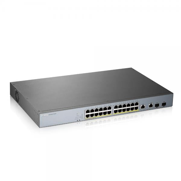 Zyxel GS1350-26HP-EU0101F switch di rete Gestito L2 Gigabit Ethernet (10/100/1000) Grigio Supporto Power over Ethernet (PoE) - Disponibile in 6-7 giorni lavorativi