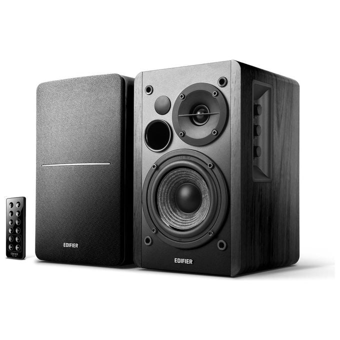 Edifier R1280DB Coppia Diffusori da Scaffale Azionati Via Bluetooth 42W Nero - Disponibile in 3-4 giorni lavorativi