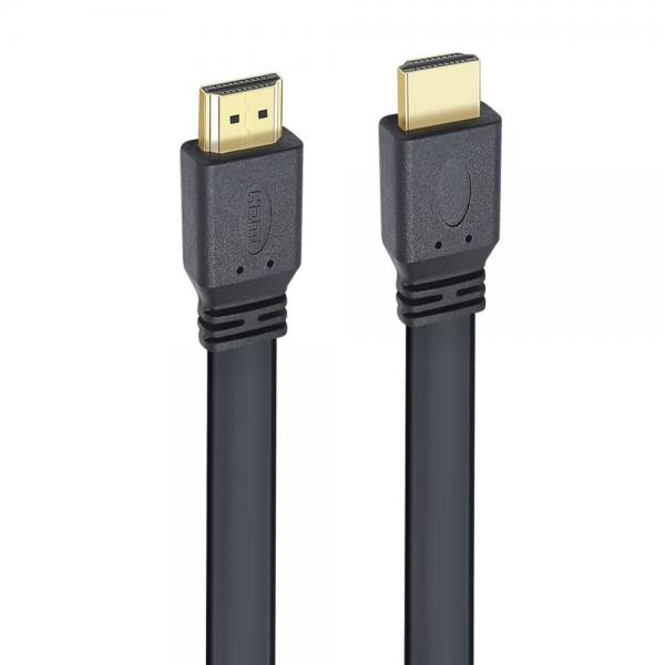 Techly Cavo Hdmi 2.0 High Speed con Ethernet A-A M-M Piatto 0.5mt - Disponibile in 3-4 giorni lavorativi