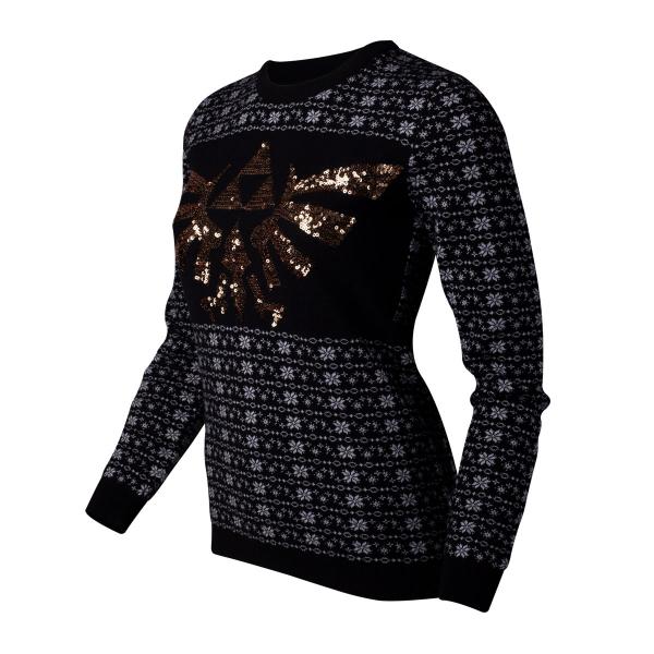 DIFUZED NINTENDO ZELDA TRI-FORCE GLITTER FELPA DONNA L - Disponibile in 2/3 giorni lavorativi