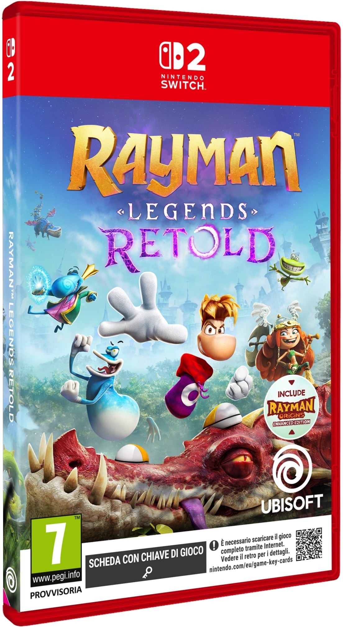Switch 2 Rayman Legends Retold Ubisoft