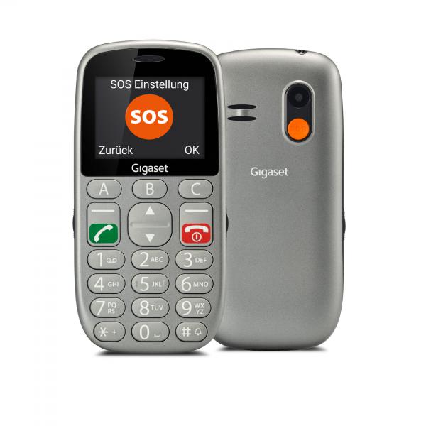 Smartphone nuovo GIGASET GL390 SILVER EASY PHONE 2.2" - Disponibile in 3-4 giorni lavorativi