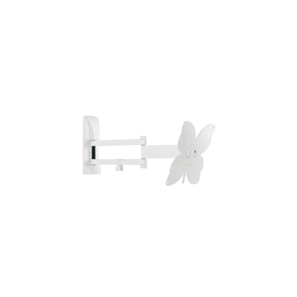 Meliconi Supporto da Parete 200Sdr Plus Bianco per Tv a Schermo Piatto da 26'' a 40'' 3 Snodi Max 25Kg - Disponibile in 3-4 giorni lavorativi