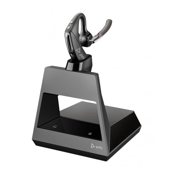 POLY Voyager 5200 Office Cuffia Aggancio, Auricolare Bacca - Disponibile in 6-7 giorni lavorativi