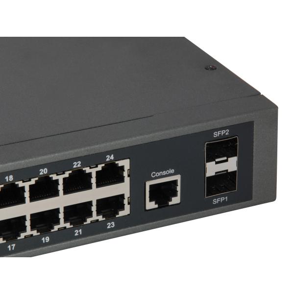 LevelOne GEP-2652 Gestito L2 Gigabit Ethernet (10/100/1000) Supporto Power over Ethernet (PoE) Grigio - Disponibile in 6-7 giorni lavorativi