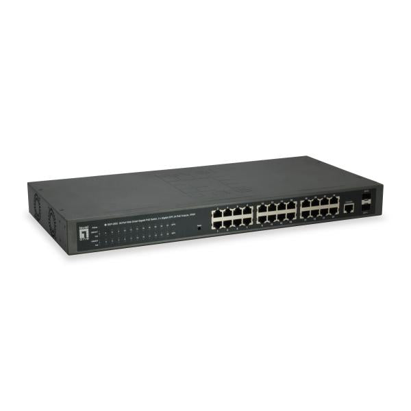 LevelOne GEP-2652 Gestito L2 Gigabit Ethernet (10/100/1000) Supporto Power over Ethernet (PoE) Grigio - Disponibile in 6-7 giorni lavorativi