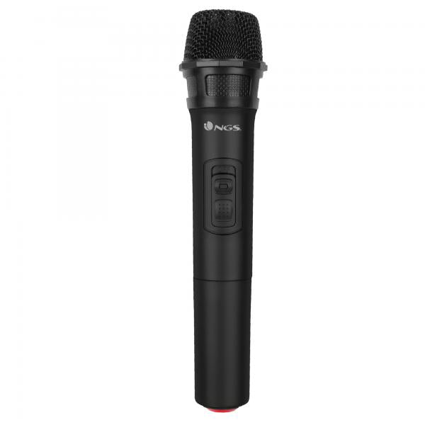 NGS Microfono Vocale Wireless Singer Air Nero - Disponibile in 2-3 giorni lavorativi