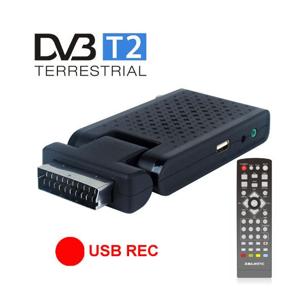 New Majestic Ricevitore Digitale Dec-663 Dvb-t-t2 Hd Hevc Tipo Scart Hdmi - Disponibile in 3-4 giorni lavorativi