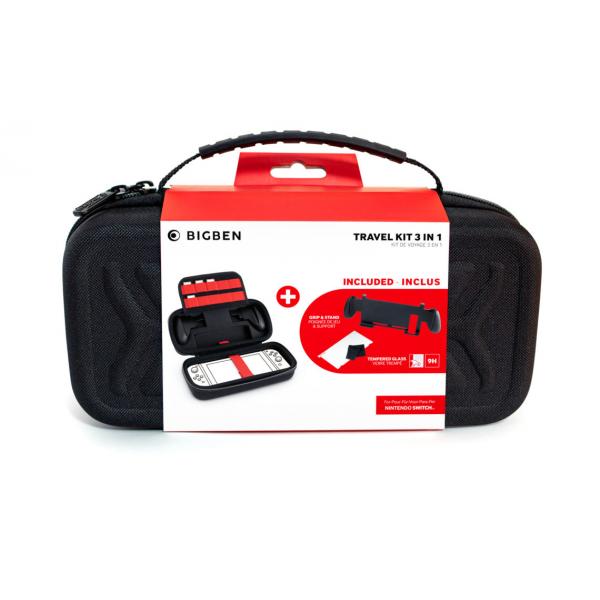 Switch Switch Travel kit 3 in 1 ( include custudia rigida , stand con grip, vetro terperato Accessori - Disponibile in 2/3 giorni lavorativi