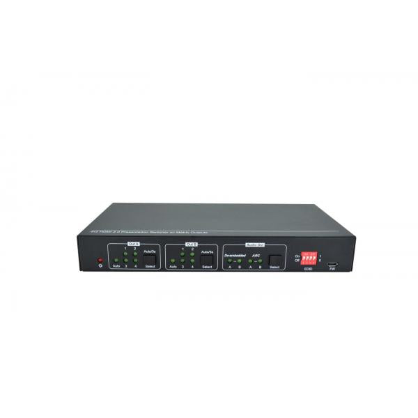 Vivolink VLHDMIMAT4X2RS interruttore a matrice Commutatore a matrice scalare 7,5 W - Disponibile in 6-7 giorni lavorativi