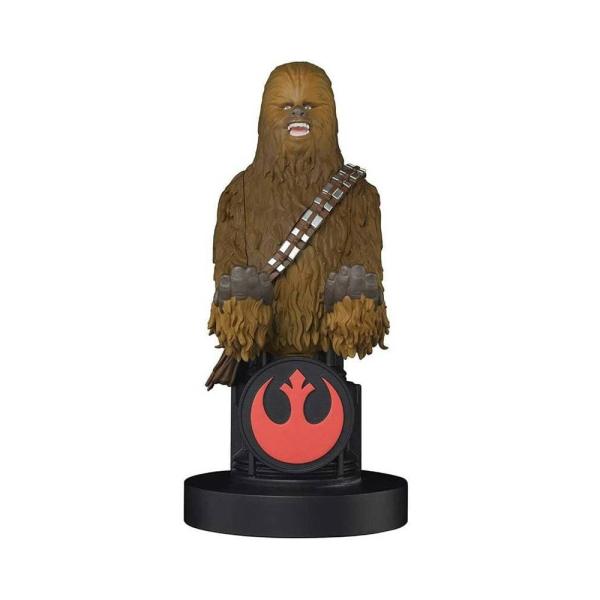 STAR WARS CHEWBACCA CABLE GUY (porta smartphone/controller + cavo USB 2 metri separato) - Disponibile in 2/3 giorni lavorativi