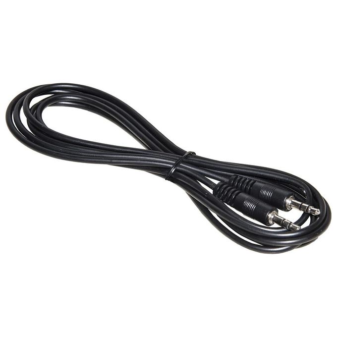 Link cavo audio stereo jack 3,5 mm maschio-maschio mt 2 - Disponibile in 3-4 giorni lavorativi