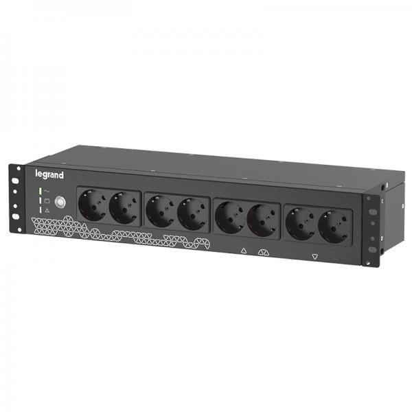 LEGRAND UPS KEOR PDU 800VA 480W 8 PRESE SCHUKO/IT NERO - Disponibile in 3-4 giorni lavorativi Legrand