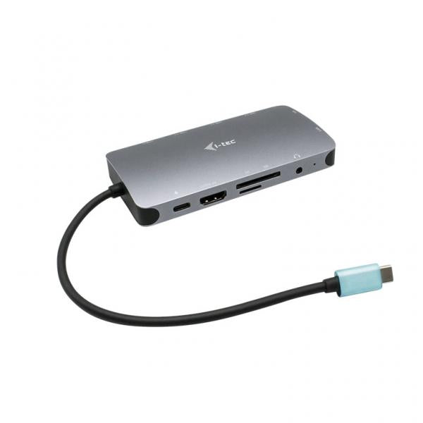 I-TEC NANO DOCKING STATION USB-C HDMI-VGA CON PORTA LAN, POWER DELIVERY 100W, RIVESTIMENTO IN METALLO - Disponibile in 3-4 giorni lavorativi
