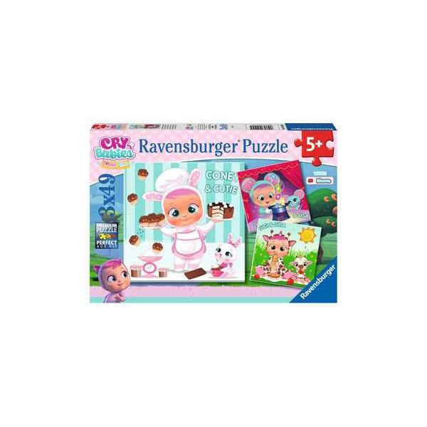 Ravensburger Puzzle - Cry Babies Puzzle - 3x49 pezzi - Disponibile in 3-4 giorni lavorativi