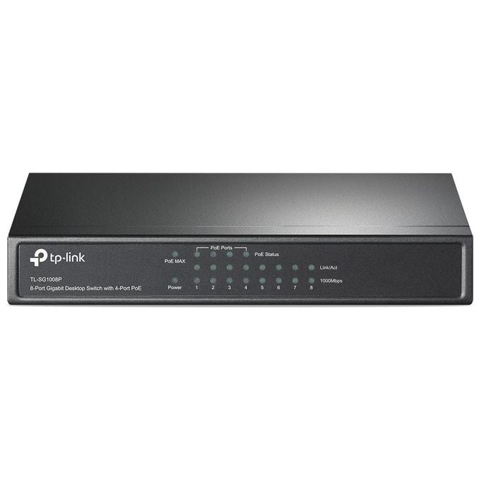 TP-LINK Switch 8 Porte Gigabit 4 Porte Poe - Disponibile in 3-4 giorni lavorativi