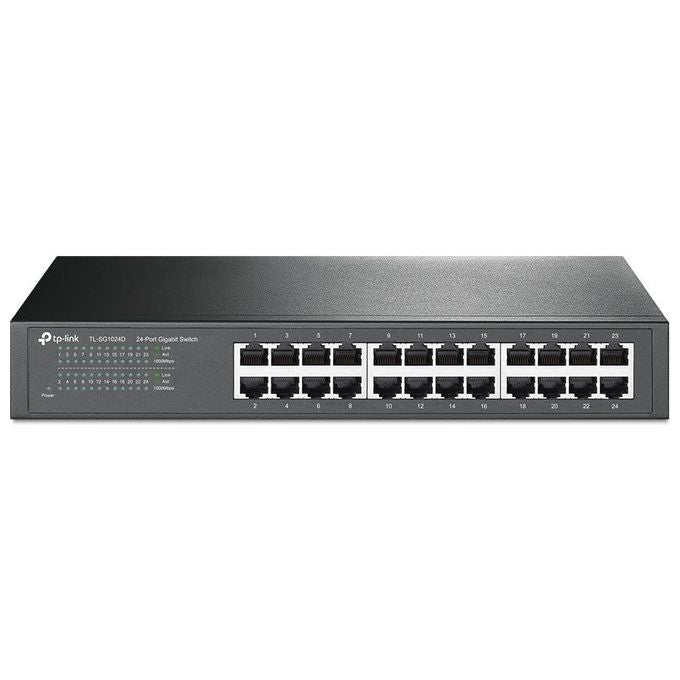 TP-LINK switch 24 porte lan gigabit desktop-rackmount 13'' 1u - Disponibile in 3-4 giorni lavorativi