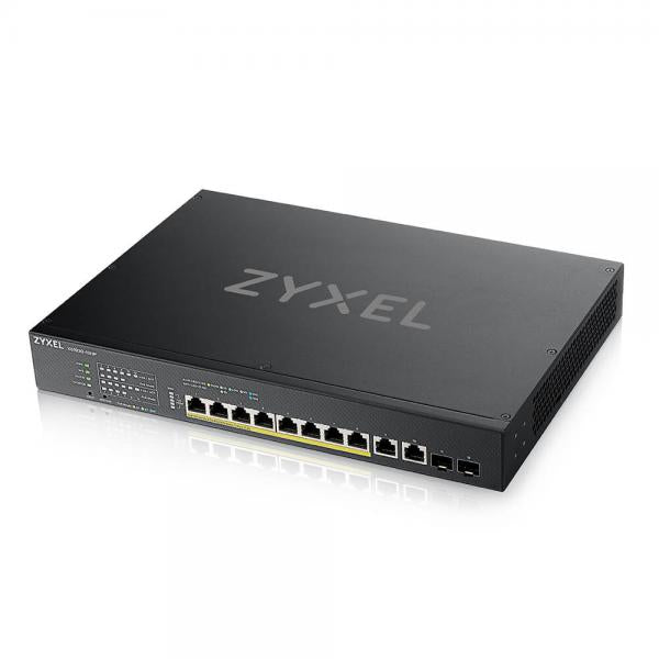 Zyxel XS1930-12HP-ZZ0101F switch di rete Gestito L3 10G Ethernet (100/1000/10000) Nero Supporto Power over Ethernet (PoE) - Disponibile in 6-7 giorni lavorativi