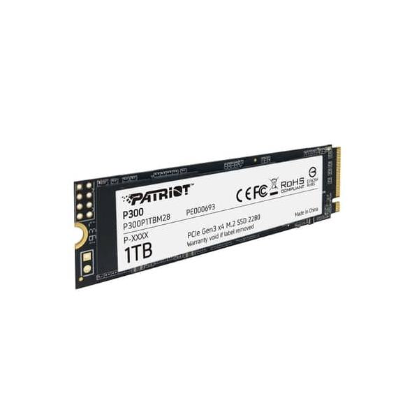 Patriot SSD 1TB P300 M.2 NVMe PCIe Gen 3.0 - Disponibile in 2-4 giorni lavorativi