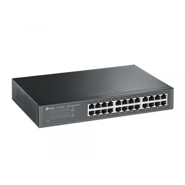 SWITCH TP-LINK TL-SG1024D 24P LAN GIGABIT DESKTOP 10/100/1000Mbps RACKMOUNTABLE RJ4513-inch CASE ACCIAIO - Disponibile in 3-4 giorni lavorativi