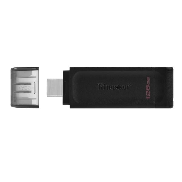 Kingston Pendrive USB-C 3.2 128GB DT70/128GB - Disponibile in 2-3 giorni lavorativi