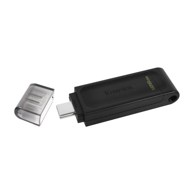 Kingston Pendrive USB-C 3.2 128GB DT70/128GB - Disponibile in 2-3 giorni lavorativi