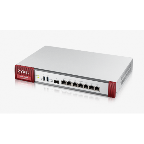 FIREWALL ZXYEL USGFlex Security Gateway 500 VPN: 300 IPSec/L2TP, 150 SSL 7XOPT 1XWAN(SFP) Hotspot Opz -contr 8AP max72 x100 uten - Disponibile in 3-4 giorni lavorativi