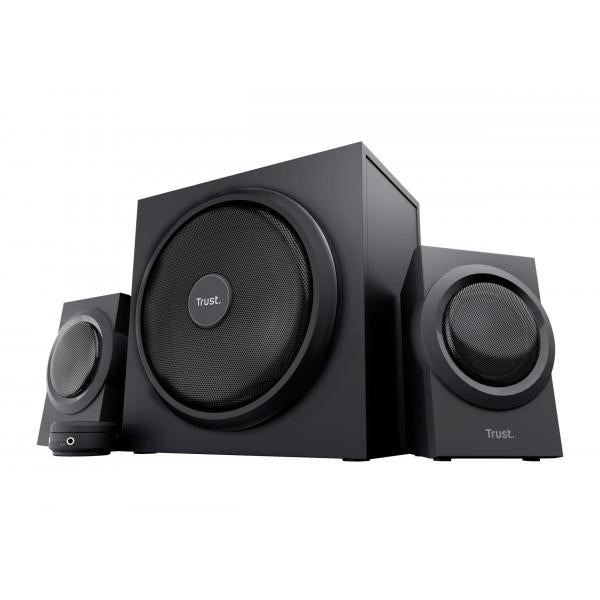 TRUST SPEAKER YURI 2.1 120WATT 3.5MM NERO 23696 - Disponibile in 3-4 giorni lavorativi Trust