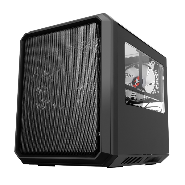 Case QBO 8 EVO - Micro ATX- USB3- 200+120mm ARGB fan- Card Reader- 3x Trasp Window - Disponibile in 3-4 giorni lavorativi