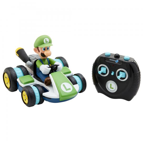 JAKKS PACIFIC NINTENDO MARIO KART MINI ANTI-GRAVITY R/C RACER LUIGI (RADIOCOMANDATO) - Disponibile in 2/3 giorni lavorativi