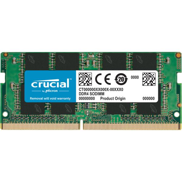 CRUCIAL CT16G4SFRA32A MEMORIA RAM 16GB 3.200MHz TIPOLOGIA SO-DIMM TECNOLOGIA DDR4 - Disponibile in 3-4 giorni lavorativi