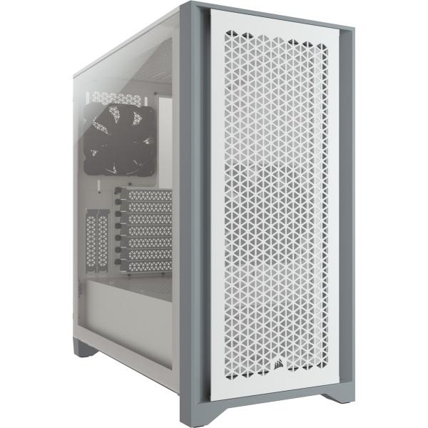 CORSAIR 4000D Airflow PC Case - Mid Tower - Vetro temperato - Bianco (CC9011201WW) - Disponibile in 3-4 giorni lavorativi